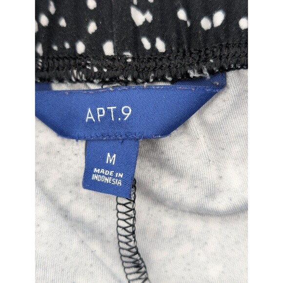 Black White Snakeskin Floral Polka Dot Casual  Leggings Bundle of 3 Size Large - Picture 6 of 8